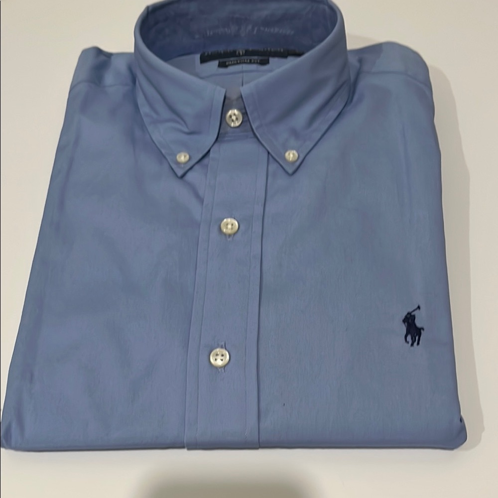Polo by Ralph Lauren Blue Casual Button Down Shirt/ Brand New , Medium